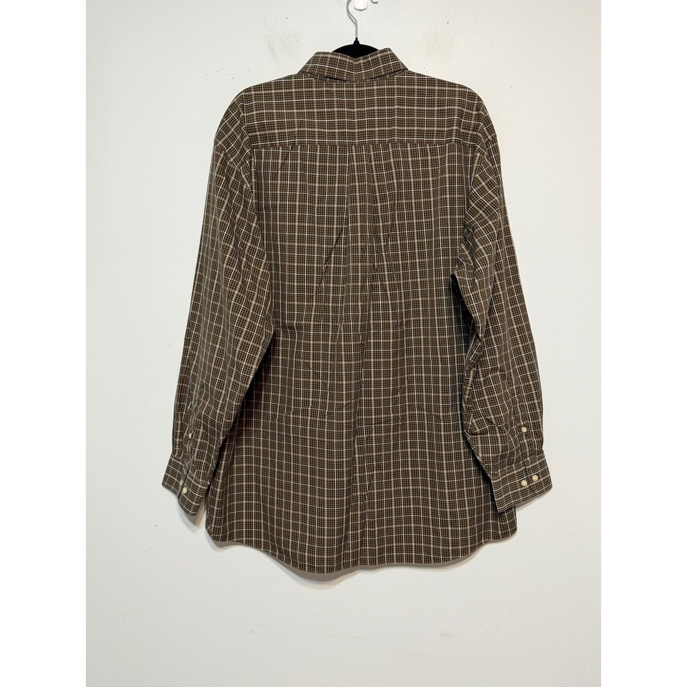 Jos. A. Bank Old Money Button Down Shirt Mens Size XL Dark Academia Preppy Plaid - Picture 4 of 10